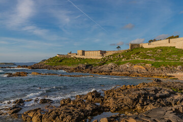 the fortress in Baiona