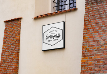 SquareCofferSignonWallMockup