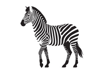 zebra logo vector silhouette, zebra silhouette vector illustration, african zebra logo vector silhouette, black zebra vector, wild animals zebra logo silhouettes vector on white background