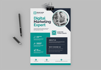 Digital Marketing Services Promotional Flyer Template
