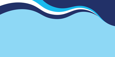 Sea waves layered vector background illustration and sea beach vector illustration eps 10.