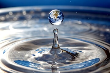 A drop of water save the world