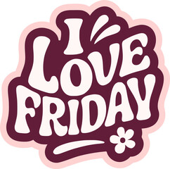 I love friday art message