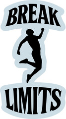 Break limits triple jump symbol