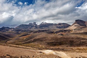 The highland in the Andes at Arequipa in Peru