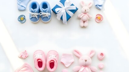 Delightful baby shower gifts arrangement