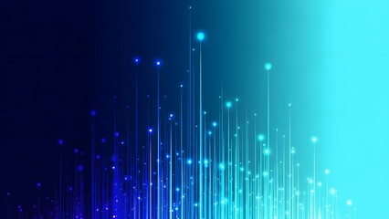 Abstract digital wave