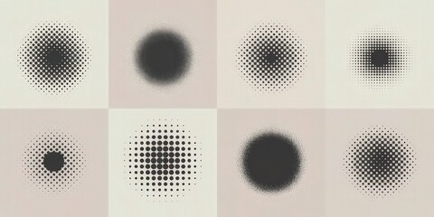 Torn Black Plastic Foil Abstract Composition.