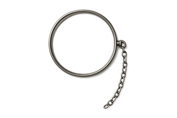 Monocle with Chain on a transparent background, Vintage Accessory View