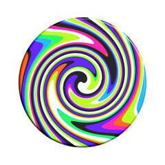 Vibrant Swirl Abstract Background.