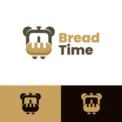  bread time logo vector