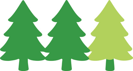 vector illustration of a christmas tree