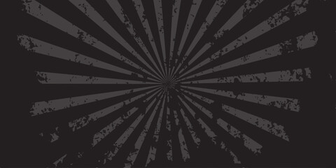 Abstract blue starburst background featuring vintage grunge texture with retro sunburst rays and light beam vector illustration elements for a stylish wallpaper design