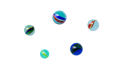 컬러풀 유리 구슬 Colorful Glass Marbles