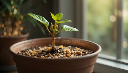 a plant in a pot