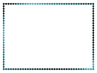 丸、長方形F3、16青緑