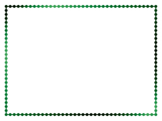 丸、長方形F3、17緑