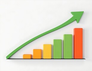 Growing Trends with Arrow and Bar Charts