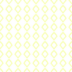 Fototapeta premium Modern Green Ikat Seamless Pattern with Geometric Diamond Shapes