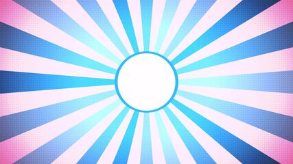 Sunburst halftone retro radial background vibrant abstract rays. - Powered by Adobe