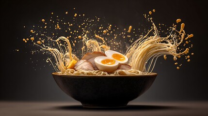 Close-up of Ramen