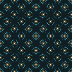 Abstract line shape geometric motif elegant pattern seamless ornate background. Flowers ornament floral concept art. Modern fabric design textile swatch ladies dress, man shirt all over print block.