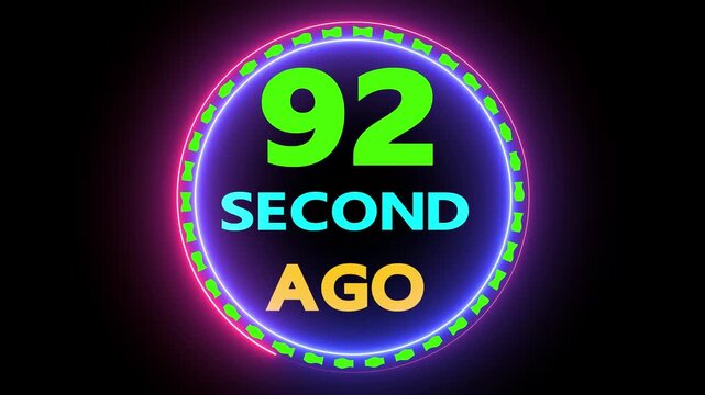 92 seconds ago countdown timer