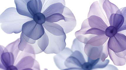 blue flowers background