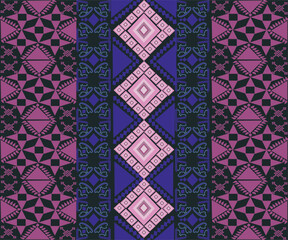 seamless geometric pattern, stars and shapes 