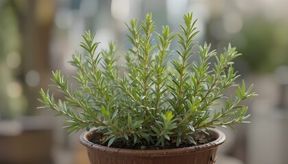 A pot of rosemary