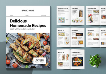 Cook Book Template Layout