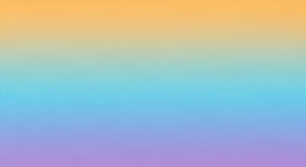 A smooth, seamless gradient transitions from warm orange at the top to light blue and finally a soft purple at the bottom. Ideal for backgrounds.