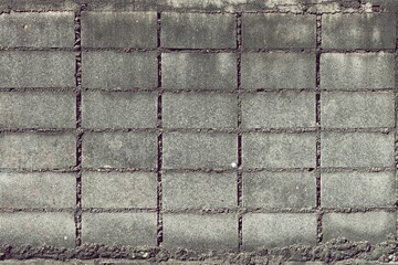 Old and dirty concrete block wall texture background