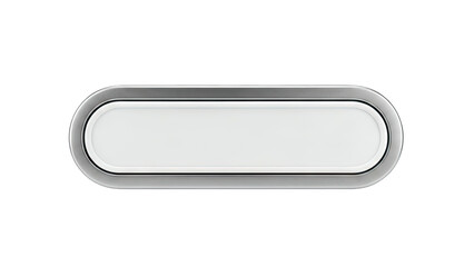 Modern Door Handle Isolated on White Background