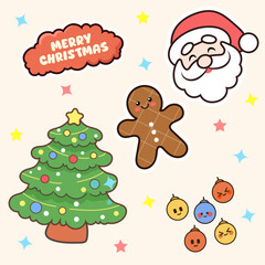 Elements collection for Christmas season celebration