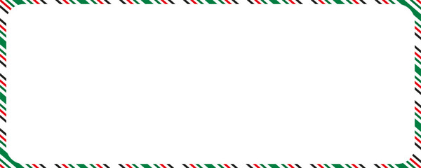 Vintage green candy cane stripes Christmas holiday Vector Pattern.