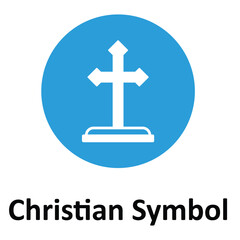 Christian Symbol Vector icon which can easily modify or edit