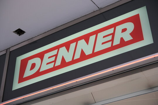 Lucerne,Switzerland-Sep.30th 2025: Denner company brand logo 