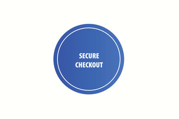 Print Button, web  template, secure check out, banner label, vector symbol.


