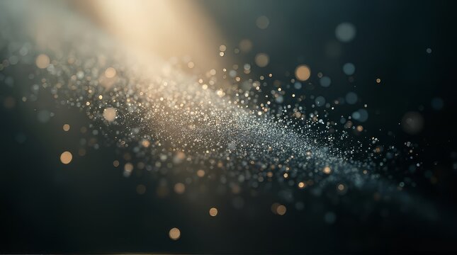 Abstract Light Dust Particles Background