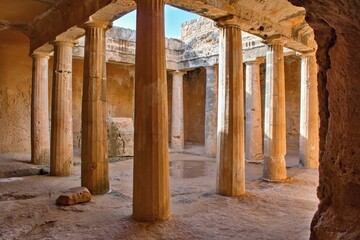 The Tombs of the Kings, Archaeological Site in Paphos , Cyprus