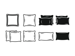 Collection of pillows in various styles and designs