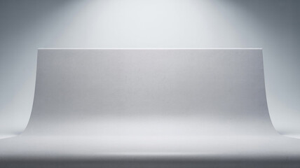 Brushed silver metal plate with textured surface