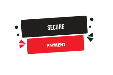 Print Button, web template, secure payment, banner label, vector symbol.


