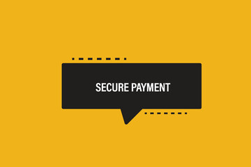 Print Button, web template, secure payment, banner label, vector symbol.


