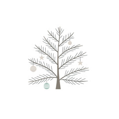 Minimal Scandinavian Christmas Tree