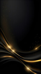 Black and Gold Luxury Glow