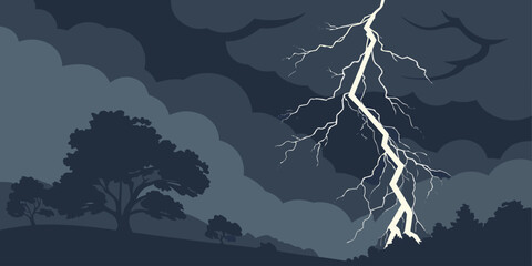 Vector  Lightning Flash Symbol &ndash; Clean Energy Bolt  Design Elements for
thunderstorm. Vector Graphic Elements Collection


