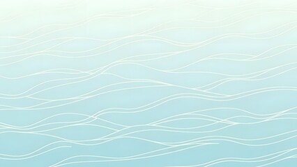 Clean vector pattern of geometric wave shapes, repeating tile, minimal Scandinavian style, subtle blue and grey tones