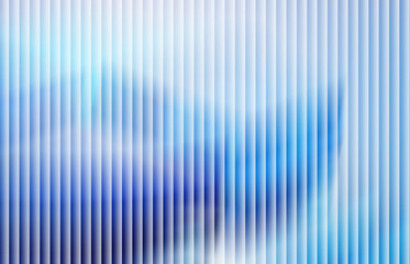 Obraz premium Veiled Rhythm – Abstract Vertical Line Overlay and Gradient Motion, Blue, Purple, White, Minimal, Visual
